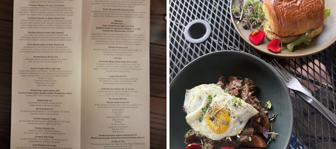 Out of Towne Bistro at Prestonrose Menu